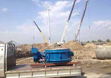 Inner Mongolia power plant DN1200 valve site