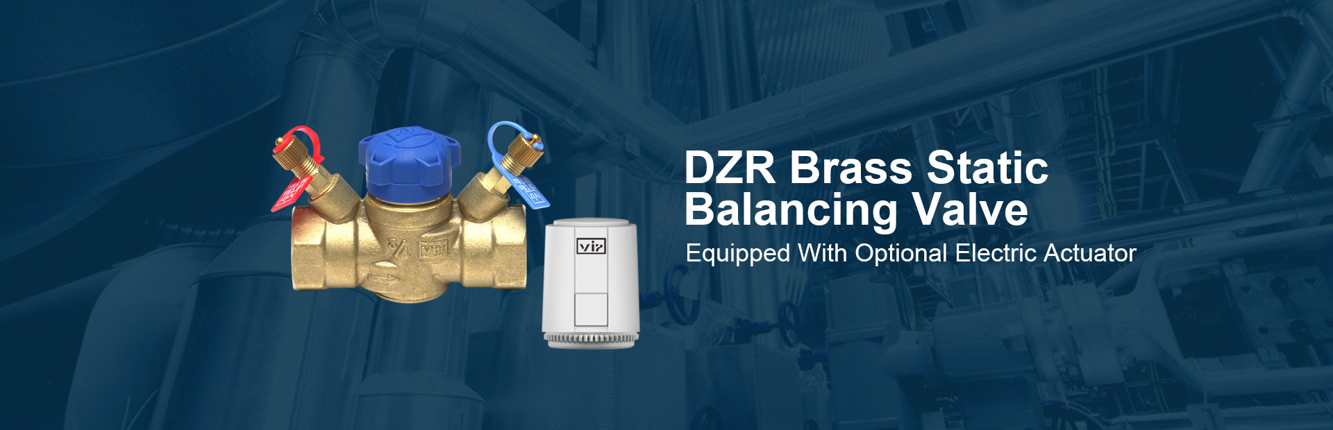 DZR Brass Static  Balancing Valve