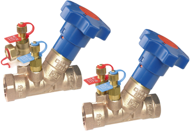 Asiadon  Fixed orifice bronze double reg.valve
