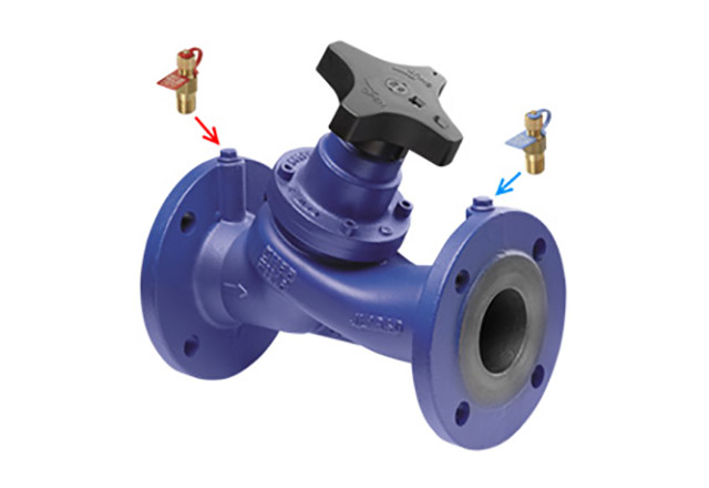 Cast iron static balancing valve