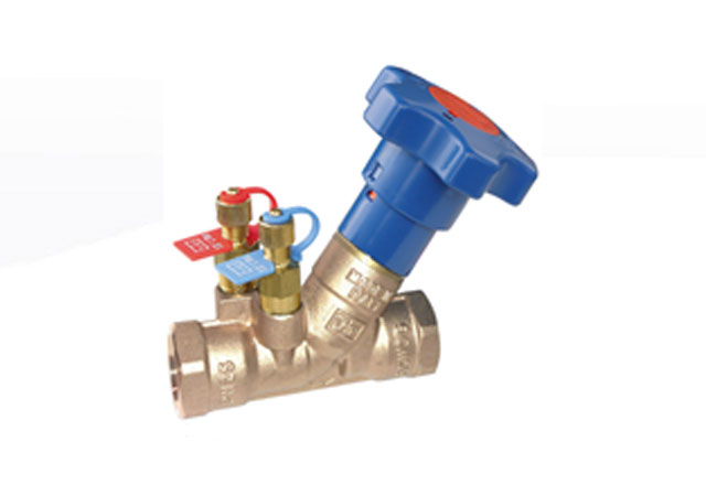 Fixed orifice bronze double reg. valve