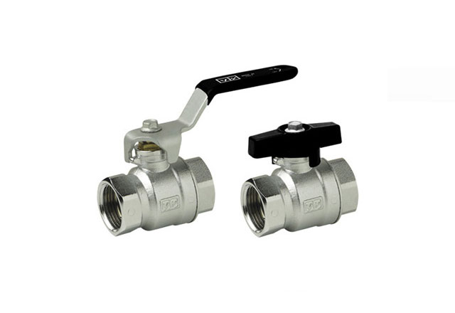 Brass full bore ball valve