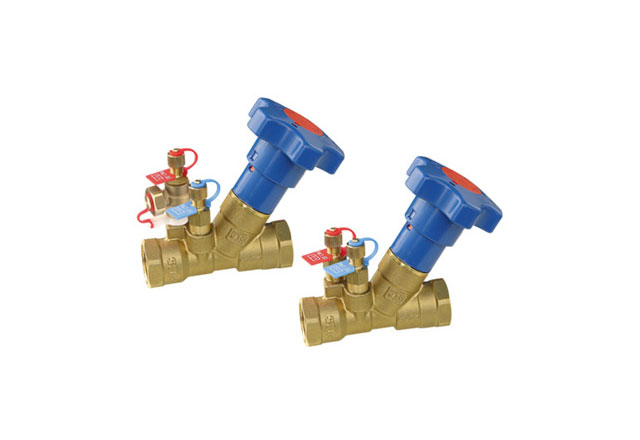 DZR brass static balancing valve (with Venturi flowmeter)