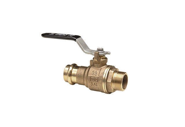 Bronze EzPress full port ball valve