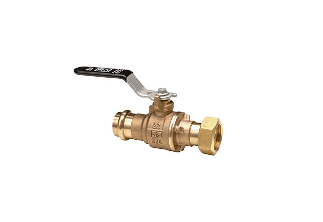 Bronze EzPress full port ball valve