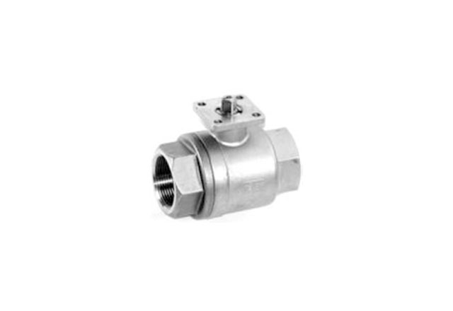 Stainless steel ball valve with flange