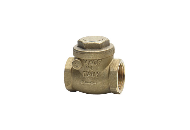 Brass swing check valve