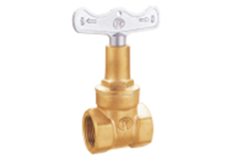 103 brass gate valve with lock