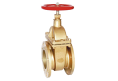 107 brass flange gate valve