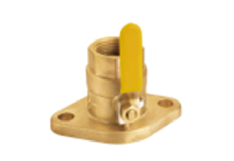 242A brass flange ball valve