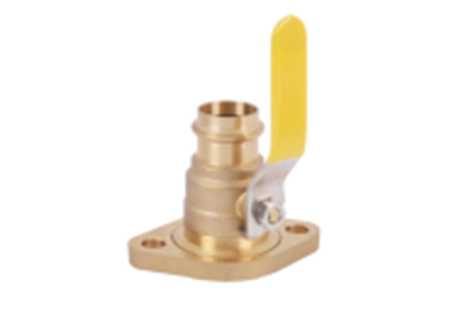 245 brass rotary flange ball valve