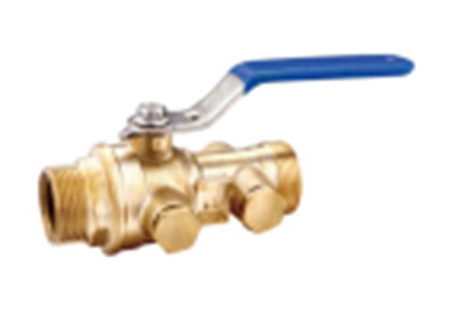 253 brass ball valve with check valve