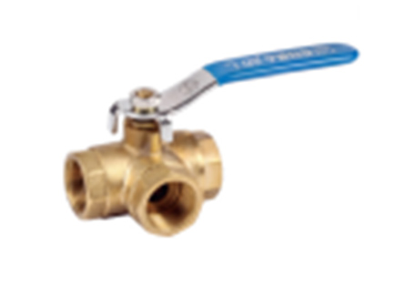 260L type brass three-way ball valve