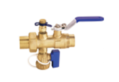 263 brass combination ball valve