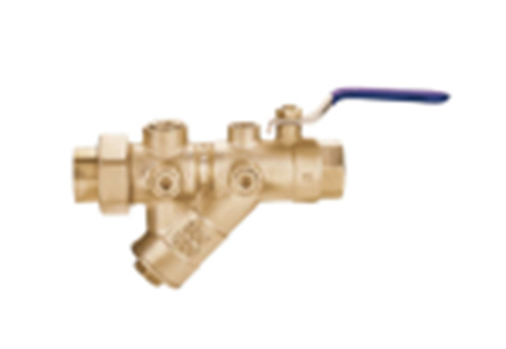272 brass ball valve with filter