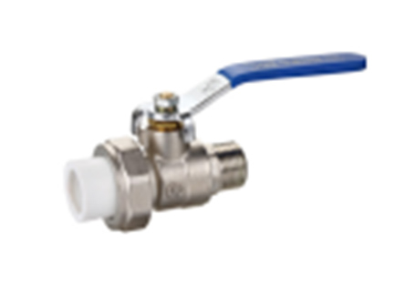 292 brass external thread single union PP-R ball valve